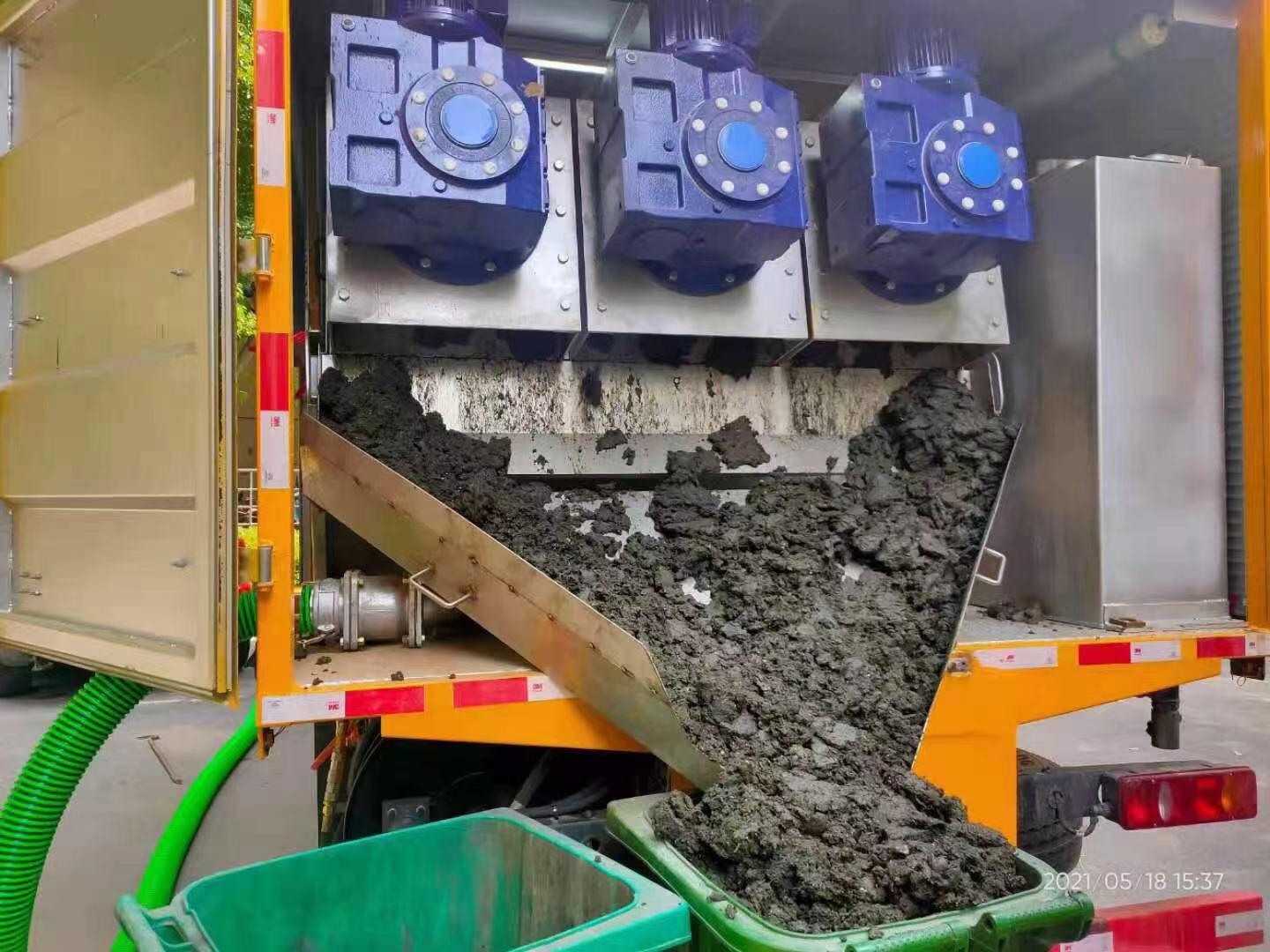 英山化粪池清掏城市维护站-泥浆净化干湿分离处理